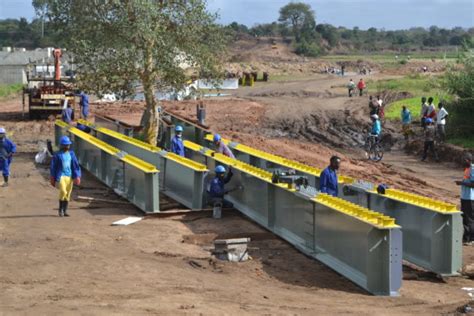 Plem Construction Of Malawis Longest Bridge At Chapananga Progressing