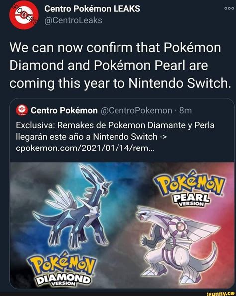 Centro Pokemon Leaks Ww We Can Now Confirm That Pokemon Diamond And