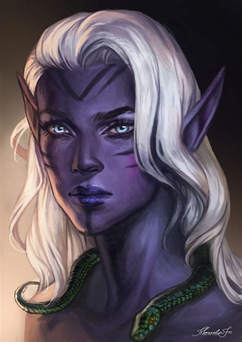 Pin By Warden Feminist On Avatars For D D Elf Art Character Portraits Dark Elf