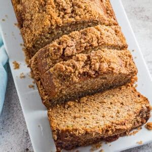 Like this banana streusel bread. Banana Bread with Brown Sugar Streusel {Super Moist & Perfectly Sweet} | Bake It With Love