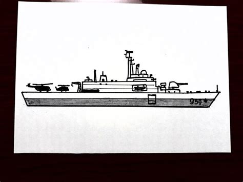 How To Draw A Battleship Easy Drawing Drawing Tutorial Easy Drawings