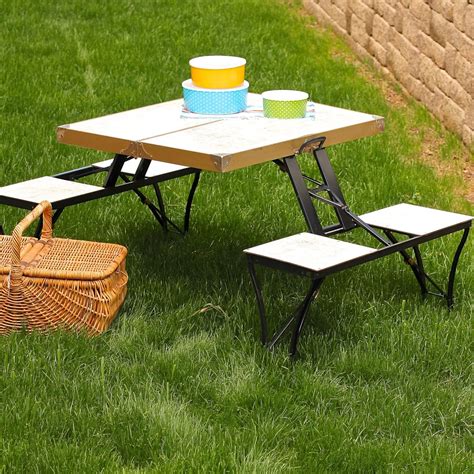 Fold Out Wooden Picnic Table Foldable Picnic Table Picnic Table Wooden Picnic Tables