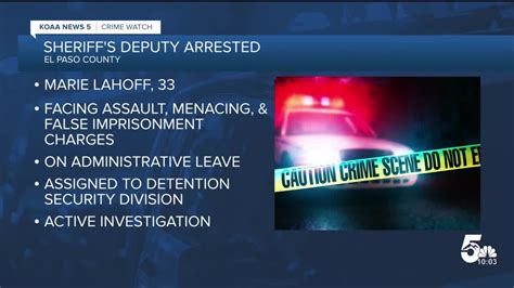 El Paso County Deputy Sheriff arrested on several felony charges Friday