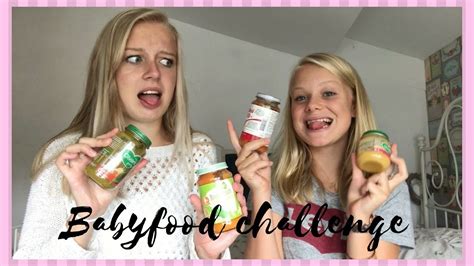 Babyfood Challenge Met Zusje Sophie Van Hoogstraten Youtube