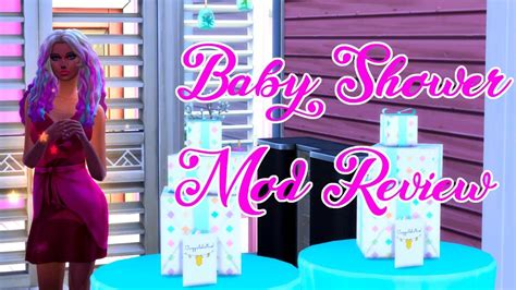 Mod Baby Shower Mod The Sims Baby Shower Mesh Set Custom Content