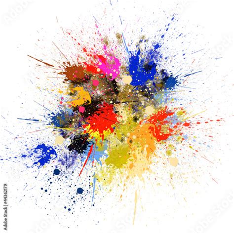 Abstract Splash Painting Stock Illustration Adobe Stock