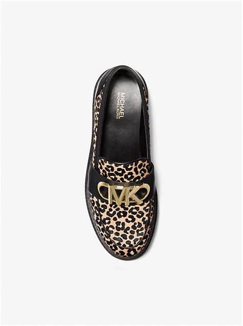 Parker Leopard Print Calf Hair Loafer Michael Kors Canada