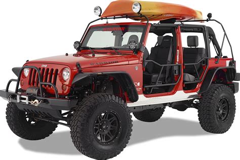 Warrior Products 878 Safari Water Craft Rack For 07 18 Jeep Wrangler Jk