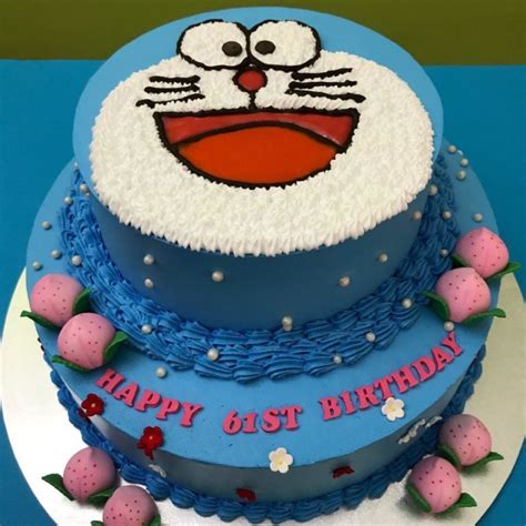 Bánh Sinh Nhật Doraemon 2 Tầng Bánh Kem Tony
