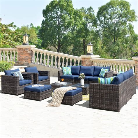 Xizzi Patio Setsbig Size Outdoor Patio Furniture 12 Pcs