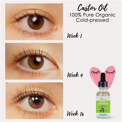 Castor Oil For Eyelashes Before And After Pictures Picturemeta