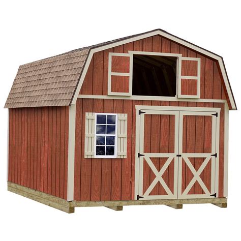 Best Barns Millcreek 12x16 Wood Shed Free Shipping
