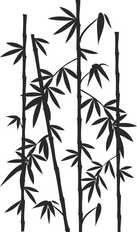 Bamboo Image Drawing Reed Silhouette - bamboo png download - 943*1600 - Free Transparent Bamboo ...