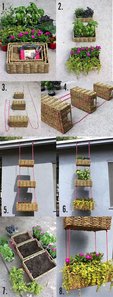 Diy Hanging Basket Garden Pictures Photos And Images For Facebook
