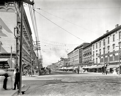 (c. 1908) Canal Street from corner of Monroe - Grand Rapids, Michigan
