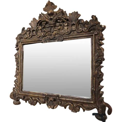 Antique Early Italian Rococo Giltwood Mirror Eron Johnson Antiques
