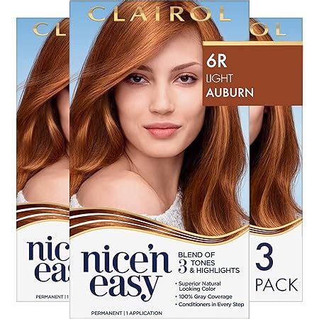 Amazon Com Clairol Nice N Easy Permanent Hair Color 6 5 Lightest Golden Brown 1 Count