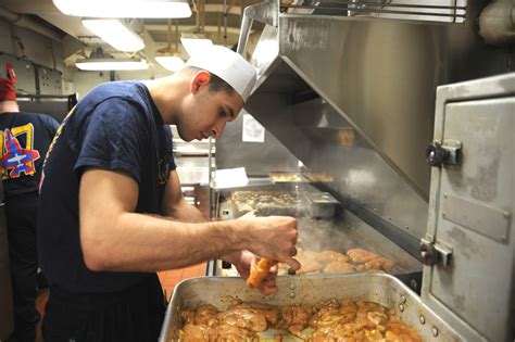 Aircraft Carrier Kitchen Military Machine