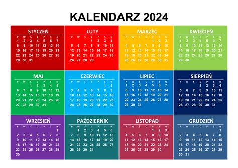 Kalendarz Roczny 2024 Kalendarzsu