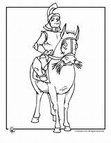 Knight Coloring Horse Printer Send Button Special Use Only Print sketch template