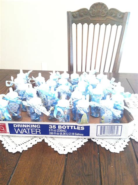 Finished My Baby Boy Shower Favors Baby Shower Crafts Baby Boy