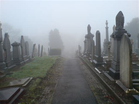 Foggy At The Cemetery 8a By Rudeturk