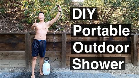 DIY Portable Outdoor Camping Shower YouTube