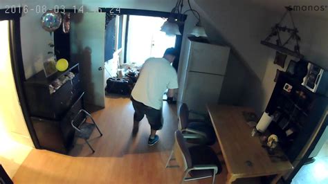 Burglary Caught On Camera Icom 7000 Pulled Off Table Youtube