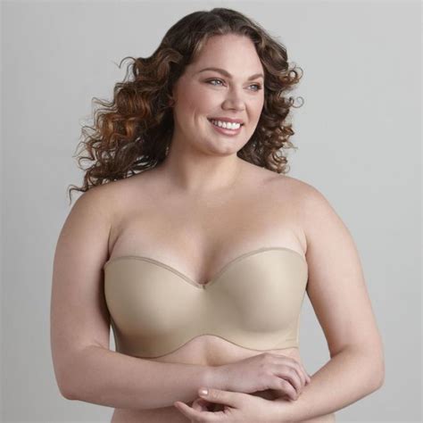 Inspirations Womens Full Figure Strapless Bra