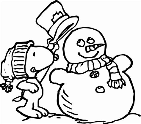 Snow Day Coloring Page At Free Printable Colorings