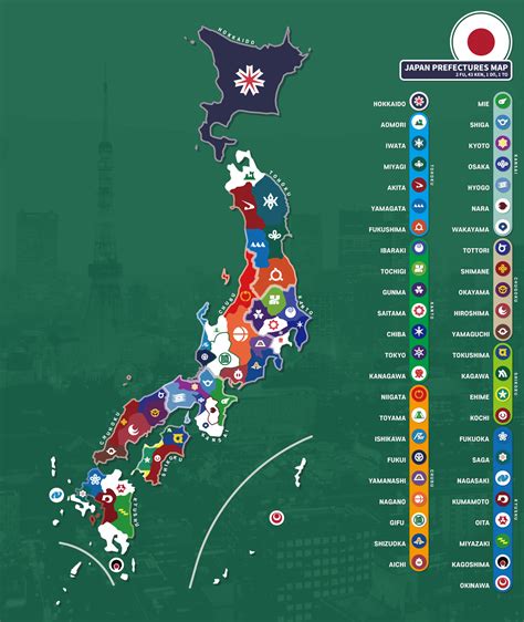 Prefectures Map Of Japan Wondering Maps