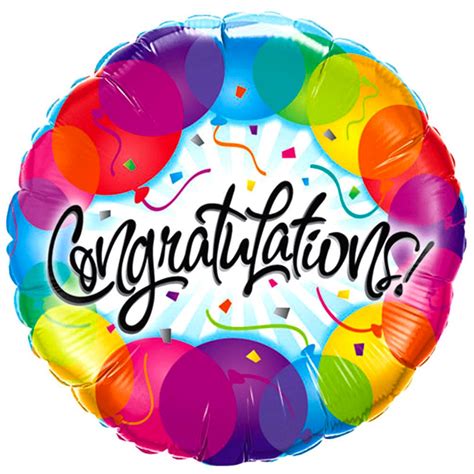 Buy Colourful Congratulations 18 Foil Balloon Party Chest