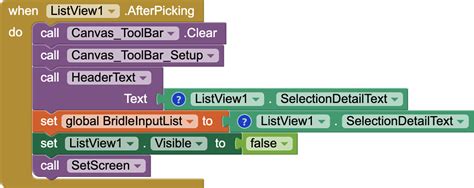 ListView Selection Detail Text Problem MIT App Inventor Help MIT