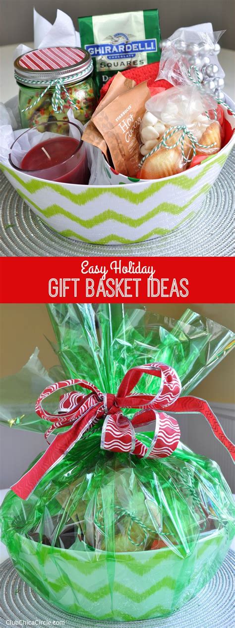 Easy Holiday T Basket Ideas Giveaway Club Chica Circle Where