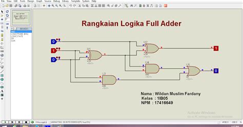 Wildan Muslim Fardany LANGKAH LANGKAH MEMBUAT RANGKAIAN LOGIKA FULL