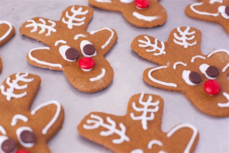 Reindeer Gingerbread Cookies From Gingerbread Men