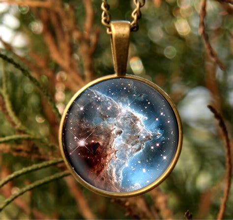 Galaxy Pendant Galaxy Jewelry Nebula Pendant Stars Pendant Etsy