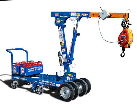 Counterweight Crane Kgk 900 With Cable Winch Up To 500kg Lifting