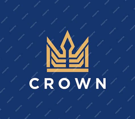 Premium Vector Simple Crown Logo Design Template
