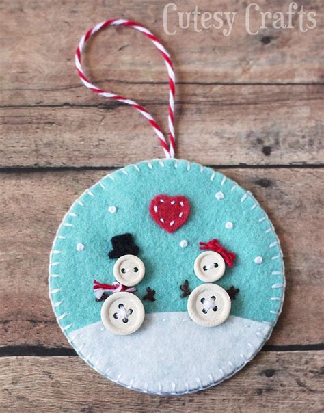 Homemade Christmas Ornament Tutorials Cutesy Crafts