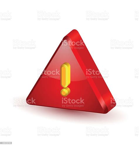 Security Alert Triangle Symbol Stock Illustration Download Image Now