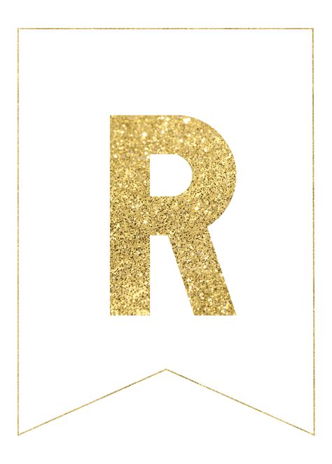 You can always create one if you want as long as. Gold Free Printable Banner Letters | Paper Trail Design ...