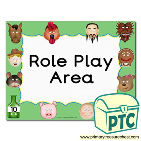 Role Play Area Sign For The Classroom Primary Treasure Chest
