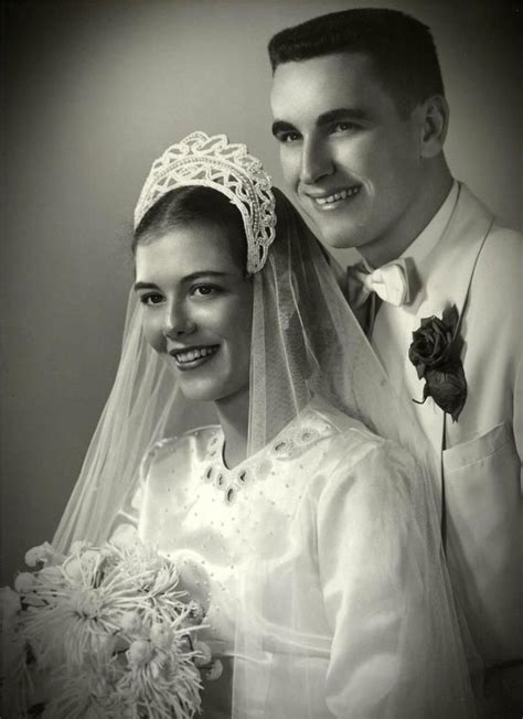 1950s Stunning Vintage Wedding Photo 11x14 Bride And Groom