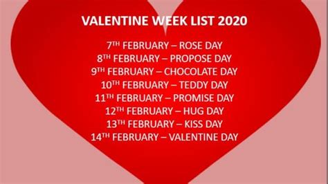 Valentines Week 2021 List Of Ideas To Celebrate This Week Keeperfacts