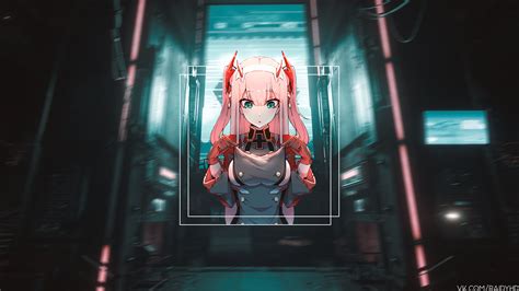 Anime Girls Anime Picture In Picture Zero Two Darling In The Franxx