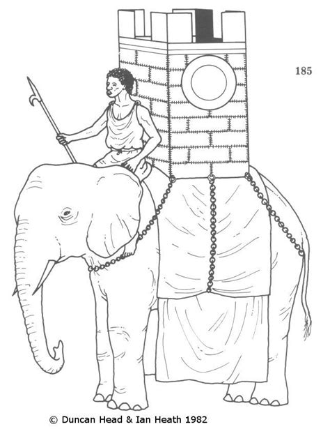 AFRICAN ELEPHANT In Armies Of The Macedonian And Punic Wars By Duncan Head Illustrated By Ian