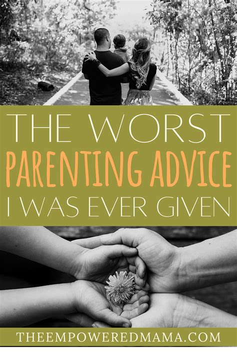 The Worst Parenting Advice I Was Ever Given - The Empowered Mama