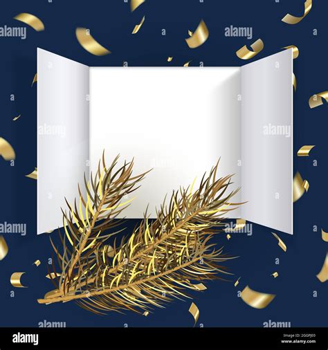 Christmas Advent Calendar Door Opening Realistic An Open Wide Doors On