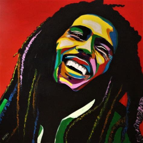 Bob Marley 2016 Acrylic Painting By Gisella Stapleton Acrylic